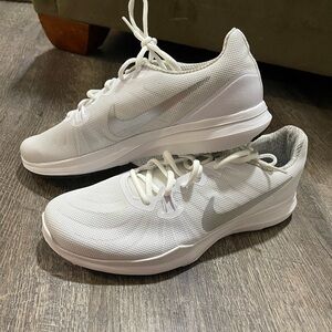 Nike White Women's Mesh Trainer Sneakers